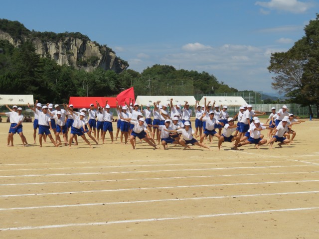 加西市立善防中学校 » 「体育祭練習」最終日